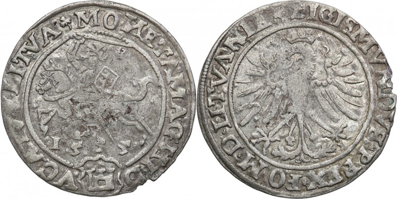 Sigismund I Old. Grosz 1535, Vilnius UNLISTED

Nienotowana odmiana grosza z ko...
