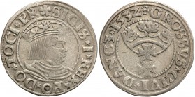 Sigismund I Old. Grosz 153Z (1532) Danzig/ Gdansk

Aw: SIGIS I REX PO DO TOCI PR Rw: GROSSVS CIVI DANC3 153ZBardzo ładny egzemplarz, resztki połysku...