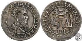 Sigismund II August. Czworak (4 grosze) 1567, Vilnius

Odmiana z końcówką napisów: L/LITVŁadny egzemplarz, delikatna patyna.
Waga/Weight: Metal: Śr...