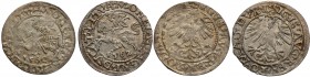 Sigismund II August. Polgrosz (1/2 groszy (groschen) 1560 i 1562, Vilnius - set of 2 pieces

Połysk, patyna.
Waga/Weight: srebro Metal: Średnica/di...