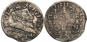Sigismund III Vasa. Trojak (3 grosze) 1592, Poznan/Posen

Odmiana ze skróconą datą z lewej strony.Patyna.Iger P.92.4.b
Waga/Weight: 2,07 g Ag Metal...