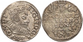 Sigismund III Vasa. Trojak (3 grosze) 1594, Poznan/Posen

Popiersie króla z długą brodą. Rzadszy typ monety.Ładny egzemplarz. Dobre detale, zachowan...