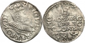 Sigismund III Vasa. Trojak (3 grosze) 1595, Poznan/Posen

Niedobity egzemplarz, patyna.Iger P.95.1.a (R)
Waga/Weight: 2,26 g Ag Metal: Średnica/dia...