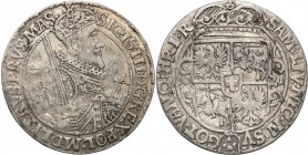 Sigismund III Vasa. Ort (18 groszy) 1621, Bydgoszcz/Bromberg RZADKI

Awers SIGIS…PRVS:MAS. Bardzo rzadka odmiana z NEC:N:SVŁadnie wybity egzemplarz,...