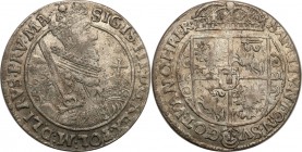 Sigismund III Vasa. Ort (18 groszy) 1621, Bydgoszcz/Bromberg

Końcówka PRV MA. Delikatny połysk menniczy, patyna.
Waga/Weight: 6,94 g Ag Metal: Śre...