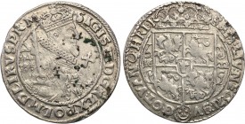 Sigismund III Vasa. Ort (18 groszy) 1622, Bydgoszcz/Bromberg

Delikatny połysk menniczy w tle, patyna.
Waga/Weight: 5,46 g Ag Metal: Średnica/diame...