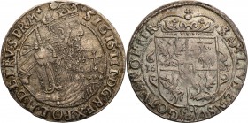 Sigismund III Vasa. Ort (18 groszy) 1623, Bydgoszcz/Bromberg

Podwójnie uderzony egzemplarz. Połysk w tle, patyna.
Waga/Weight: 7,06 g Ag Metal: Śr...
