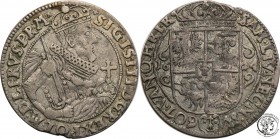 Sigismund III Vasa. Ort (18 groszy) 1624, Bydgoszcz/Bromberg

Patyna, przyzwoicie wybity egzemplarz.
Waga/Weight: 6,29 g Ag Metal: Średnica/diamete...