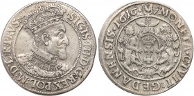 Sigismund III Vasa. Ort (18 groszy) 1616, Danzig/ Gdansk

Delikatny połysk w tle, patyna.Shatalin/Grendel GD16b-5 (R)
Waga/Weight: 6,27 g Ag Metal:...