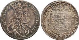 John II Casimir. Ort (18 groszy) 1657 SCH / IT, Cracow


Waga/Weight: 4,55 g Ag Metal: Średnica/diameter: 


Stan zachowania/condition: 3+ (VF+)...