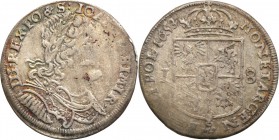 John II Casimir. Ort (18 groszy) 1653, Wschowa

Odmiana, w której głowa króla nie przedziela napisu otokowego.Patyna. Delikatne niedobicie charakter...