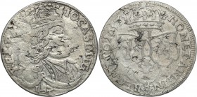 John II Casimir. Szostak (6 groszy) 1657 IT, Cracow

Przyzwoicie wybity egzemplarz jak na ten typ monety.
Waga/Weight: 3,28 g Ag Metal: Średnica/di...