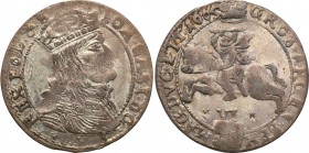 John II Casimir. Szostak (6 groszy) 1665, Vilnius

Rzadka i poszukiwana moneta.Poprawnie wybity egzemplarz, patyna.Kopicki 3622 (R1); Ivanauskas 7JK...