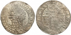 Order of the Swordsmen. 1/2 mark 1556, Riga

Henryk von Galen 1551-1557Bardzo rzadki typ monety. Niedobity egzemplarz, ale z bardzo ładnym połyskiem...