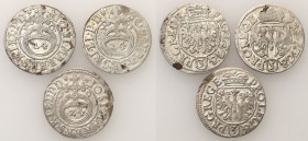Prussia Duke. Jan Zygmunt. Grosz - set of 3 pieces

Roczniki: 1619, 2 x 1620.Egzemplarze z delikatnym połyskiem i patyną.Marienburg 1378
Waga/Weigh...