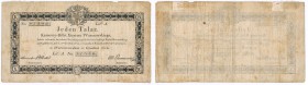 Banknote. Duchy of Warsaw, 1 Taler (thaler) 1810 seria A, Potocki/Piramowicz

Widoczny znak wodny, numeracja, numer inwentarzowy na stronie odwrotne...