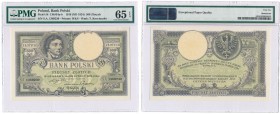Banknote 500 zlotych 1919 seria A PMG 65 EPQ

Banknot 500 złotych 1919 seria A PMG 64Idealnie zachowany banknot. Wysoka nota gradingu.Lucow 593 (R1)...