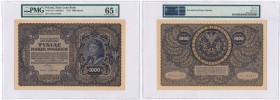 Banknote. 1000 mark 1919 III seria AX PMG 65 EPQ

Wysoka nota gradingowa. Idealnie zachowany banknot.Lucow 408 (R1), Miłczak 29h
Waga/Weight: Metal...
