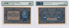 Banknote. 100 mark 1919 IC seria E PMG 64 EPQ

Wysoka nota gradingowa. Idealnie zachowany banknot.Lucow 388 (R0); Miłczak 27c
Waga/Weight: Metal: Ś...