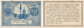 Banknote. Bilet zdawkowy 10 groszy 1924

Złamany w pionie, drobne przebarwienia.Miłczak 44; Lucow 701 (R2)
Waga/Weight: Metal: Średnica/diameter: ...