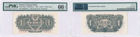 Banknote. 1 zloty 1944 seria CH OBOWIĄZKOWYM PMG 66 EPQ

Piękny egzemplarz w gradingu z wysoką notą PMG 66 z dopiskiem EPQ oznaczającym wyjątkową ja...