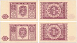 Banknote. 1 zloty 1946 set of 2 pieces

Bardzo ładne egzemplarze.Lucow 1174 (R0); Miłczak 123
Waga/Weight: Metal: Średnica/diameter: 


Stan zac...