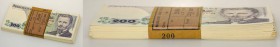 Bank PACKAGE - 200 zlotych 1988 seria EM - 100 Banknotes!

Kilka banknotów z zagiętym narożnikiem, a poza tym bez uwag. Sztywny papier, brak przybru...