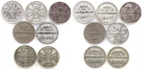Poland, OST. 1 i 2 kopiejki 1916 - set 7 coins
Różne mennice.Patyna.
Waga/Weight: Fe Metal: Średnica/diameter: 
Stan zachowania/condition: 3/3+ (VF...