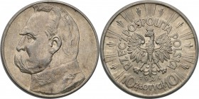 II RP. 10 zlotych 1934 Pilsudski
Bardzo ładny egzemplarz, połysk menniczy, delikatna patyna. Rzadka moneta w takim stanie zachowania.Fischer OB 023
...