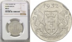 Gdansk / Danzig 5 Gulden 1932 Church NMP NGC MS61
Piękny połysk menniczy, wyraźne detale, delikatna patyna. Niezmiernie rzadka moneta, szczególnie w ...
