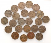 Gdansk/Danzig. 1 fenig (pfennig) set - 24 coins
Różne lata.Egzemplarze na poziomie od 3 do 2-. Brązowa patyna.
Waga/Weight: brąz Metal: Średnica/dia...