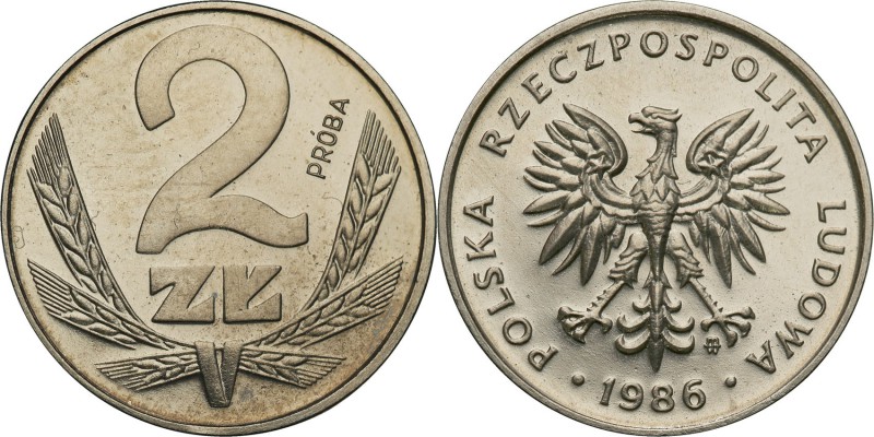 PRL. PROBE/PATTERN Nickel 2 zlote 1986
Piękny, menniczy egzemplarz.Fischer P 07...