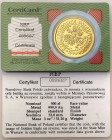 III RP 500 zlotych 2004 Eagle Bielik (1 ounce gold)
Idealnie zachowana moneta z certyfikatem.Fischer KZ 047
Waga/Weight: Metal: Średnica/diameter: ...
