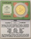 III RP 200 zlotych 1995 Eagle Bielik (1/2 ounce gold)
Idealnie zachowana moneta z certyfikatem.Fischer KZ 046
Waga/Weight: Metal: Średnica/diameter:...