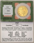III RP 200 zlotych 2004 Eagle Bielik (1/2 ounce gold)
Idealnie zachowana moneta z certyfikatem.Fischer KZ 046
Waga/Weight: 15,55 g Au.999 (1/2 uncji...
