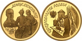 III RP. 200 zlotych 1996 Henryk Sienkiewicz
Jedna z najrzadszych 200-złotówek III RP.Piękny, menniczy egzemplarz ze wspaniałym, głębokim lustrem i ma...