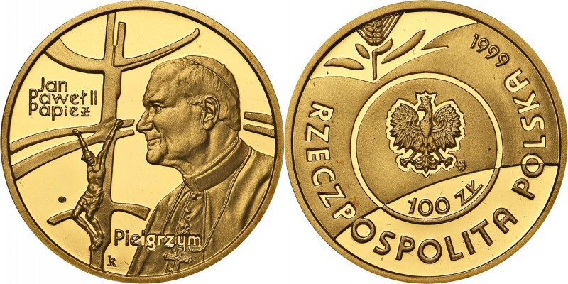 III RP 100 zlotych 1999 John Paul II Pope Pielgrzym
Menniczy egzemplarz w orygi...