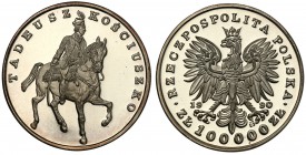 III RP. 100.000 zlotych 1990 T. Kościuszko Mały Tryptyk
Moneta wchodzi w skład tzw. Małego tryptyku. Menniczy egzemplarz.Fischer K 075
Waga/Weight: ...