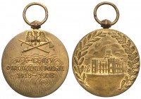 II RP. Fire Brigade Medal, 1928
Na rewersie symbole Szkoły Pożarnictwa w Warszawie.Bardzo dobry stan zachowania.
Waga/Weight: Metal: Średnica/diamet...