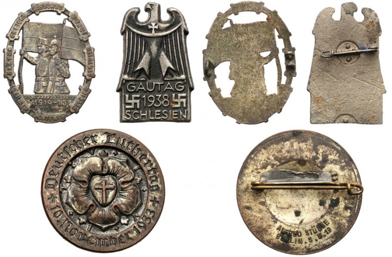 Germany. Medieval badges.
Zestaw 3 odznak.
Waga/Weight: Metal: Średnica/diamet...