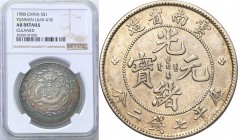 China
China. Yunnan. 1 $ dollar bez daty (1908) NGC AU - RARE 
Niezmiernie rzadka moneta sporadycznie pojawiąjąca się w handlu, zwłaszcza po grading...
