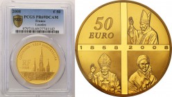 France
France. 50 euro 2008 Lourdes PCGS PR69 DCAM (MAX) 
Najwyższa gradingowa nota na świecie.Wyśmienicie zachowana moneta. Piękny blask menniczy.F...