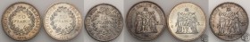 France
France. A set of 3 coins 
Wspaniale zachowane egzemplarze. 
Waga/Weight: 85,03 g Ag 900 Metal: Średnica/diameter: 
Stan zachowania/conditio...