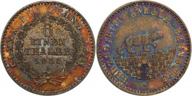 Germany
Germany, Anhalt – Bernburg. 1/6 Taler (thaler) 1861 A, Berlin, 
Idealnie zachowana moneta z piękną patyną.AKS 19; Jaeger 71
Waga/Weight: 5,...