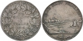 Germany
Germany. 3 1/2 Gulden - 2 Taler (thaler)y 1841, Frankfurt 
Bardzo ładny egzemplarz z kolorową patyną, połyskiem menniczym. Ciekawszy i rzads...