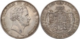 Germany
Germany, Prussia. Double Taler (2 thaler) 1840 A 
Ładnie zachowany egzemplarz, połysk. Rzadsza moneta.Davenport 765; AKS 9 
Waga/Weight: 37...