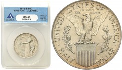 USA
USA. 50 cents 1915 Panama Pacific 
Pięknie zachowana moneta w slabie ANACS z notą MS60. Rzadka moneta.
Waga/Weight: Metal: Średnica/diameter: ...