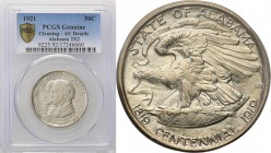 USA
USA. 50 cents 1921 Alabama PCGS AU 
Bardzo dobrze zachowane detale, połysk. Rzadsza moneta.
Waga/Weight: Metal: Średnica/diameter: 
Stan zacho...