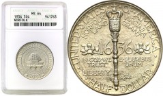 USA
USA. 50 cents 1936 Norfolk 
Pięknie zachowana moneta w slabie ANACS c notą MS64. Rzadka i poszukiwana moneta.
Waga/Weight: Metal: Średnica/diam...