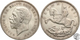 United Kingdom
Great Britain. 1 Kronen (crowns)a 1835 
Matowa patyna.
Waga/Weight: 28,20 g Ag 500 Metal: Średnica/diameter: 
Stan zachowania/condi...